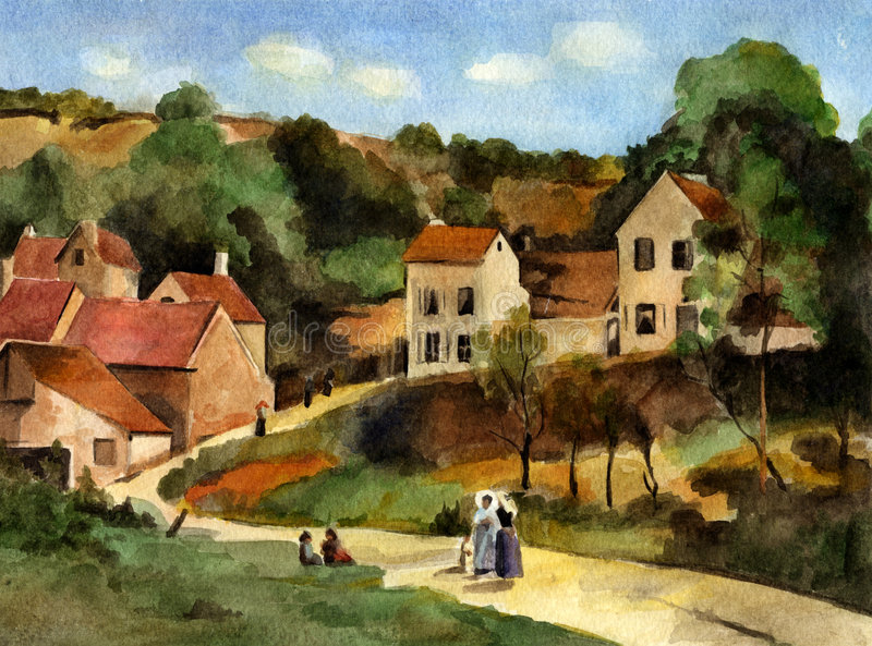 Impressionisme - Camillle Pisarro - L’hermitage à Pontoise